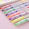 Set 6 Bút Highlight Pastel Dạ Quang 2 Đầu - Bút Đánh Dấu Cute BEYOU Giá 26.640₫ 9