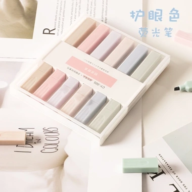 Set 6 Bút Highlight Pastel Dạ Quang 2 Đầu Morandi Đánh Dấu Nhiều Màu, Giá 30.000 VND 3