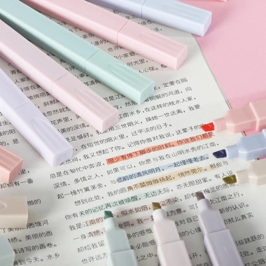 Set 6 Bút Highlight Pastel Dạ Quang 2 Đầu Morandi Đánh Dấu Nhiều Màu, Giá 30.000 VND 6