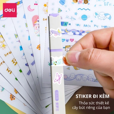 Set 6 Bút Highlight Pastel Dạ Quang và Sticker Trang Trí, Học Sinh Văn Phòng 49k 3 Set 6 Bút Highlight Pastel Dạ Quang và Sticker Trang Trí, Học Sinh Văn Phòng 49k 3