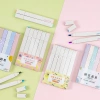 Set 6 bút highlight pastel đầu dạ quang, thân vuông Light Color, giá 26.400đ 7