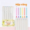 Set 6 bút highlight pastel đầu thân vuông, dạ quang – Giá chỉ 27.600đ, màu nhẹ nhàng, viết sáng rõ