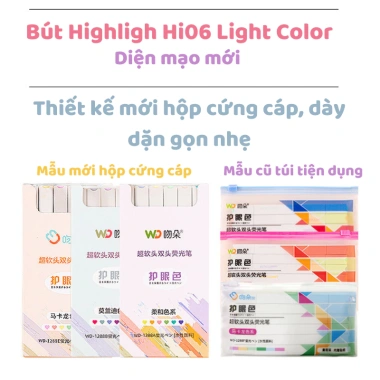 Set 6 bút highlight pastel đầu thân vuông, dạ quang – Giá chỉ 27.600đ, màu nhẹ nhàng, viết sáng rõ 3 Set 6 bút highlight pastel đầu thân vuông, dạ quang – Giá chỉ 27.600đ, màu nhẹ nhàng, viết sáng rõ 3