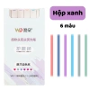 Set 6 bút highlight pastel đầu thân vuông, dạ quang – Giá chỉ 27.600đ, màu nhẹ nhàng, viết sáng rõ 6
