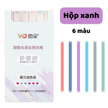 Set 6 bút highlight pastel đầu thân vuông, dạ quang – Giá chỉ 27.600đ, màu nhẹ nhàng, viết sáng rõ 6 Set 6 bút highlight pastel đầu thân vuông, dạ quang – Giá chỉ 27.600đ, màu nhẹ nhàng, viết sáng rõ 6