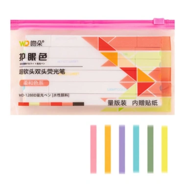 Set 6 bút highlight pastel đầu thân vuông, dạ quang – Giá chỉ 27.600đ, màu nhẹ nhàng, viết sáng rõ 10 Set 6 bút highlight pastel đầu thân vuông, dạ quang – Giá chỉ 27.600đ, màu nhẹ nhàng, viết sáng rõ 10