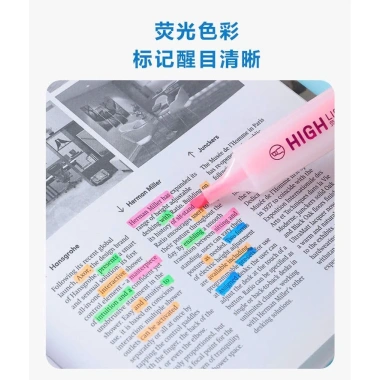 Set 6 Bút Nhớ Highlight Dupe Deli Dạ Quang – Màu Pastel Tươi Sáng, VPP Kami 5 Set 6 Bút Nhớ Highlight Dupe Deli Dạ Quang – Màu Pastel Tươi Sáng, VPP Kami 5