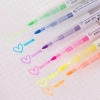 Set 6 Bút Nhớ Highlight Pastel Dạ Quang 2 Đầu - Nhiều màu, tiện lợi, giá ưu đãi 15.000 VND 3