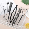 Set 6 Chi Tiết Dụng Cụ Tết Tóc: Chân Rết & Đuôi Sam Bồng Bềnh, Tạo Kiểu Nhanh Cho Nữ Xinh