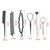 Set 6 Chi Tiết Dụng Cụ Tết Tóc: Chân Rết & Đuôi Sam Bồng Bềnh, Tạo Kiểu Nhanh Cho Nữ Xinh 8