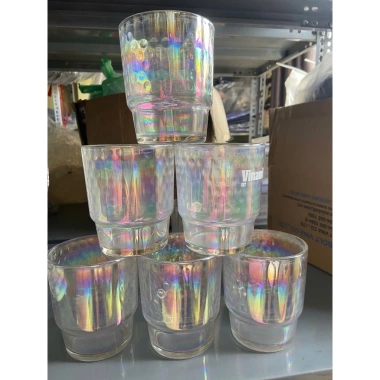 Set 6 Cốc Ly Thuỷ Tinh 375ml VNM - Quà Tặng Sang Trọng, Giá Chỉ 49.000₫