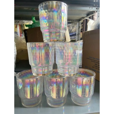 Set 6 Cốc Ly Thuỷ Tinh 375ml VNM - Quà Tặng Sang Trọng, Giá Chỉ 49.000₫