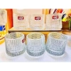 Set 6 cốc ly thủy tinh đế lồi xoay cao cấp, nhiều họa tiết - Giá chỉ 79.999đ 3