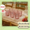 Set 6 Cốc Thủy Tinh Dày 280ml Chịu Nhiệt, Màu Cao Cấp, Hộp Đẹp Beemit - 109.000đ