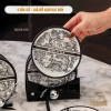 Set 6 đĩa sứ MUEN STYLE - Đĩa ăn bánh kẹo hoa quả, lót & kê, giảm giá 435k 2