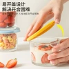Set 6 hộp đựng thực phẩm thủy tinh tròn nắp đậy - Chống rò gỉ, ngăn mùi, bé dặm, 169.999₫ 3