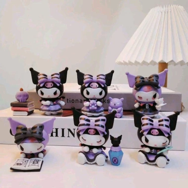 Sét 6 hộp mô hình búp bê Kuromi full box - Giá 180.000 VNĐ, chi tiết siêu thực 6