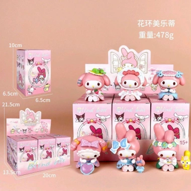 Sét 6 hộp mô hình búp bê Kuromi full box - Giá 180.000 VNĐ, chi tiết siêu thực 8