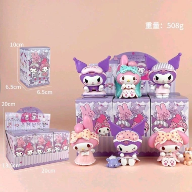 Sét 6 hộp mô hình búp bê Kuromi full box - Giá 180.000 VNĐ, chi tiết siêu thực 9