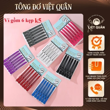 Set 6 kẹp tóc cố định thời trang Hàn Quốc K5 - Giá chỉ 29.400 VND, giảm mạnh