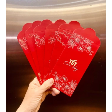 Set 6 Lì Xì Đỏ Truyền Thống 2.026 Thiết Kế Mới Giá Ưu Đãi 9.200 VND May Mắn Tết 2