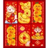 Sét 6 lì xì Tết 2.026 cao cấp - Lì xì đỏ may mắn, tài lộc, bình an, vạn sự như ý, mừng xuân Bính Ngọ 10