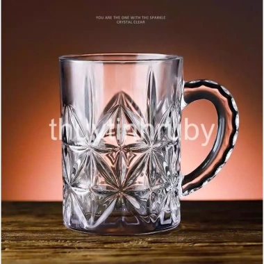 Set 6 ly thủy tinh 400ml có quai uống bia - Giá 169.000₫, ly nước & ly bia tiện dụng