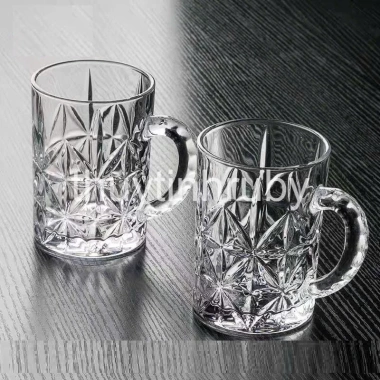 Set 6 ly thủy tinh 400ml có quai uống bia - Giá 169.000₫, ly nước & ly bia tiện dụng