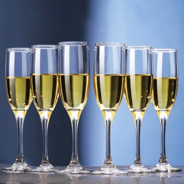Set 6 Ly Thủy Tinh Flute Trắng DEITER 200ml Pha Lê Cao Cấp – Sang Trọng, Giá Ưu Đãi 60.000₫ 9