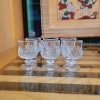Set 6 ly thủy tinh nhỏ xinh, cốc có chân 2 mẫu họa tiết - Trang trí tiệc, bàn ăn, phòng khách - Giá ưu đãi 39.000 VND 2
