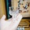 Set 6 ly thủy tinh nhỏ xinh, cốc có chân 2 mẫu họa tiết - Trang trí tiệc, bàn ăn, phòng khách - Giá ưu đãi 39.000 VND 4