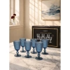 Set 6 ly thủy tinh vân lưới CRISTA HOME - Giá 485k, tinh tế, chịu nhiệt 8