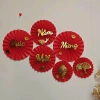 Set 6 quạt giấy trang trí Tết Phương Decor, trang trí lớp học, nhà hàng, văn phòng, giá 28.000₫ 6