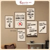 Set 6 Tranh Dán Tường Động Lực - Truyền Cảm Hứng Văn Phòng Huyền My Decor