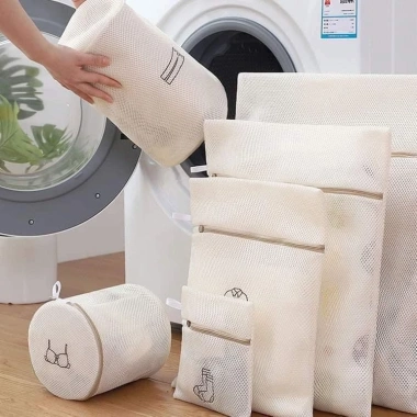 Set 6 túi giặt 2 lớp máy giặt - Bảo vệ áo len, áo sơ mi, đồ lót, giá 99.000 VND