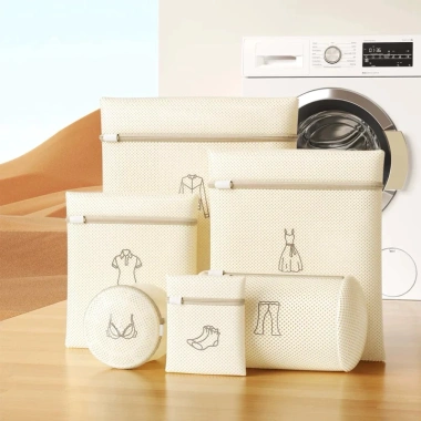 SET 6 Túi giặt máy giặt 3 lớp bảo vệ quần áo, đồ lót - Giá chỉ 98.900₫