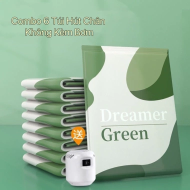 Set 6 Túi Hút Chân Không + Bơm Điện – Tiết Kiệm Diện Tích, Bảo Quản Quần Áo Sạch Sẽ 2