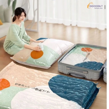 Set 6 Túi Hút Chân Không DIDOOGLT + Bơm Điện – Giữ Quần Áo, Chăn Mềm, Tiện Lợi