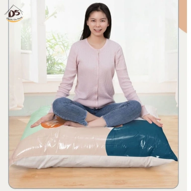Set 6 Túi Hút Chân Không Kèm Bơm Điện HH206 - Đựng Quần Áo, Chăn Màn, Tiết Kiệm Không Gian, Giá Chỉ 102k