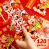 Set 60 thẻ gắn kẹo năm mới cho bé - Thần Tài hoạt hình, trang trí bánh, quà tặng Tết 2.026 giá ưu đãi 22.040₫ 4