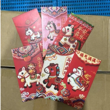 Set 60c Bao lì xì 3D ngựa 2.026 - Mẫu Tết may mắn, quà tặng năm mới, giá 19.000 VND 9 Set 60c Bao lì xì 3D ngựa 2.026 - Mẫu Tết may mắn, quà tặng năm mới, giá 19.000 VND 9
