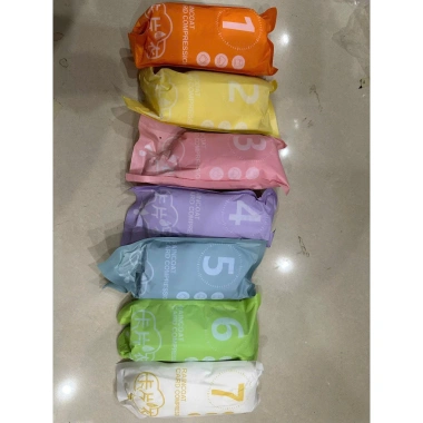 Set 7 Áo Mưa Nén Mini Có Mũ Trùm – Nhiều Màu, Gọn Nhẹ, Tiện Lợi Khi Di Chuyển