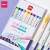 Set 8 Bút Highlight 2 Đầu Nhớ Dòng, Trang Trí Đánh Dấu Pastel Deli Dạ Quang - Học Sinh & Văn Phòng, Giá 53.000đ 8