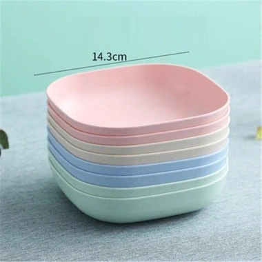Set 8 đĩa nhựa lúa mạch vuông đựng hoa quả, thực phẩm 4 nông 4 sâu giảm giá 18% chỉ 14.499 VND 3 Set 8 đĩa nhựa lúa mạch vuông đựng hoa quả, thực phẩm 4 nông 4 sâu giảm giá 18% chỉ 14.499 VND 3
