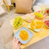 Set 8 đĩa nhựa lúa mạch vuông đựng hoa quả, thực phẩm 4 nông 4 sâu giảm giá 18% chỉ 14.499 VND 6