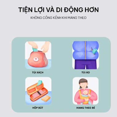 Set 8 gói Khăn giấy ướt Gumi Mini không mùi, tiện lợi bỏ túi, giá 40.000₫ 5