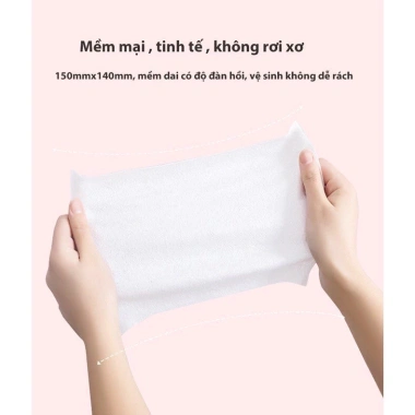 Set 8 Gói Khăn Giấy Ướt Mini Bỏ Túi 64 Tờ Tiện Lợi Giá Chỉ 17.654 VND 5