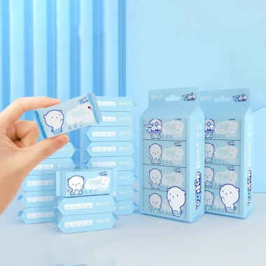 Set 8 gói khăn giấy ướt Mini bỏ túi siêu đáng yêu, gọn nhẹ tiện lợi, chất trung cao cấp 21.990 VND 3