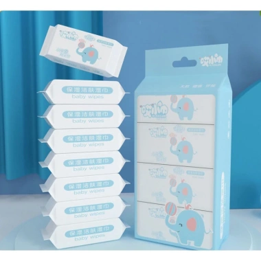 Set 8 gói khăn giấy ướt Mini bỏ túi siêu đáng yêu, gọn nhẹ tiện lợi, chất trung cao cấp 21.990 VND 7