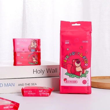 Set 8 gói khăn giấy ướt Mini bỏ túi siêu đáng yêu, gọn nhẹ tiện lợi, chất trung cao cấp 21.990 VND 8